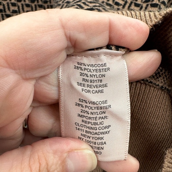 Philosophy Brown Patterned Women's Sweater - Picture 6 of 11